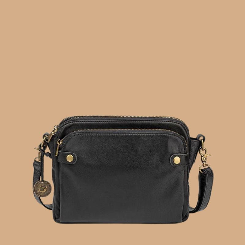 Women's Handbag with Zipper Closure and Adjustable Strap