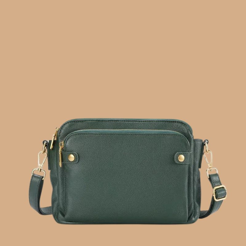 Women's Handbag with Zipper Closure and Adjustable Strap
