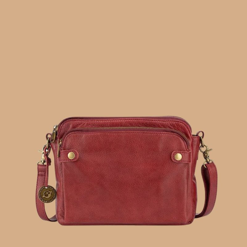 Women's Handbag with Zipper Closure and Adjustable Strap
