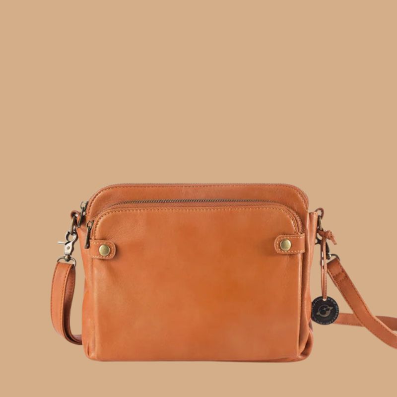 Women's Handbag with Zipper Closure and Adjustable Strap