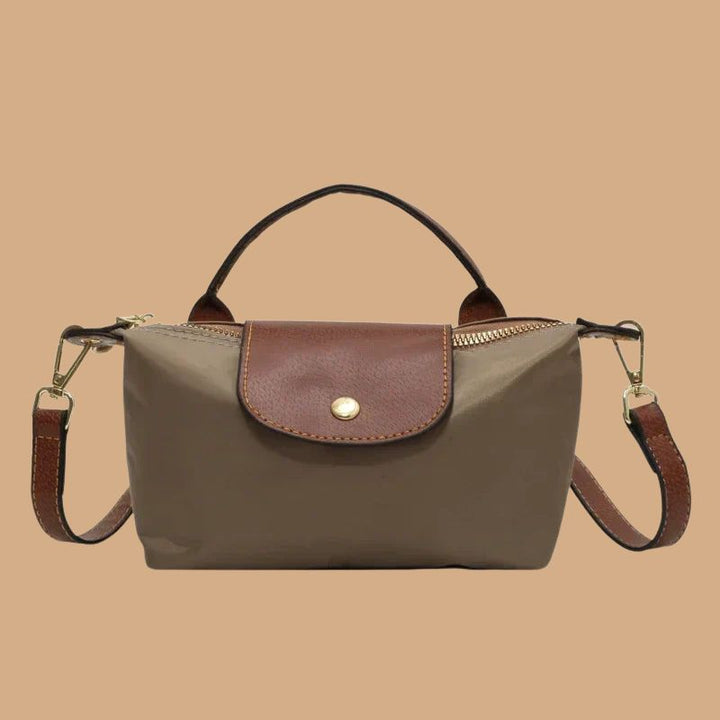Women’s Compact Crossbody Bag with Adjustable Strap and Zip Closure