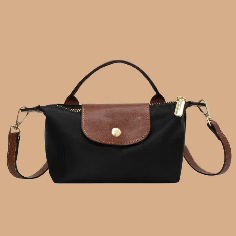 Women’s Compact Crossbody Bag with Adjustable Strap and Zip Closure