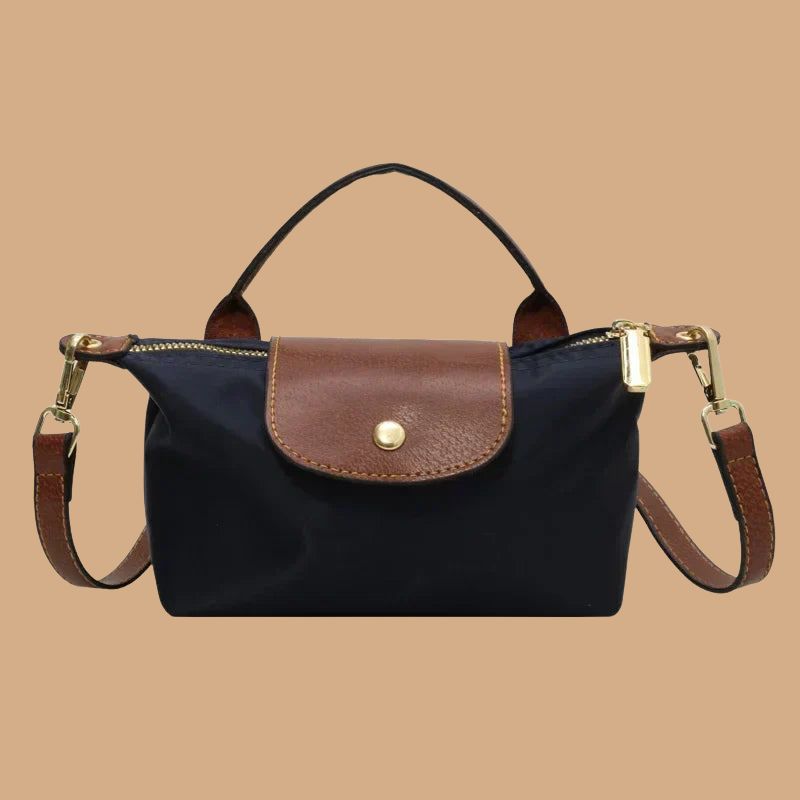 Women’s Compact Crossbody Bag with Adjustable Strap and Zip Closure