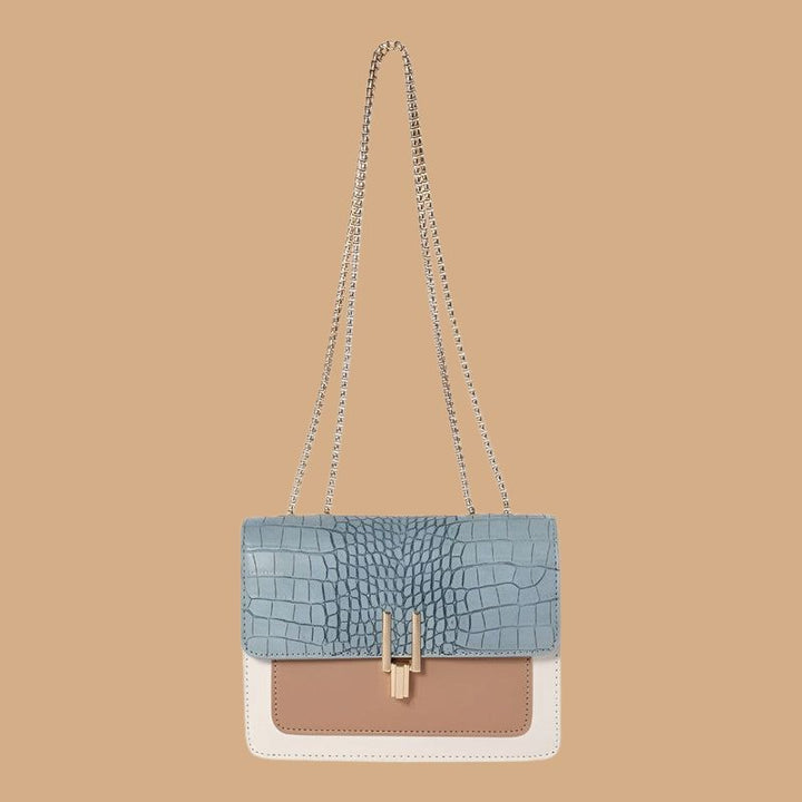 Women’s Flap Handbag with Magnetic Fastening and Adjustable Strap