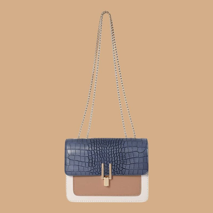 Women’s Flap Handbag with Magnetic Fastening and Adjustable Strap