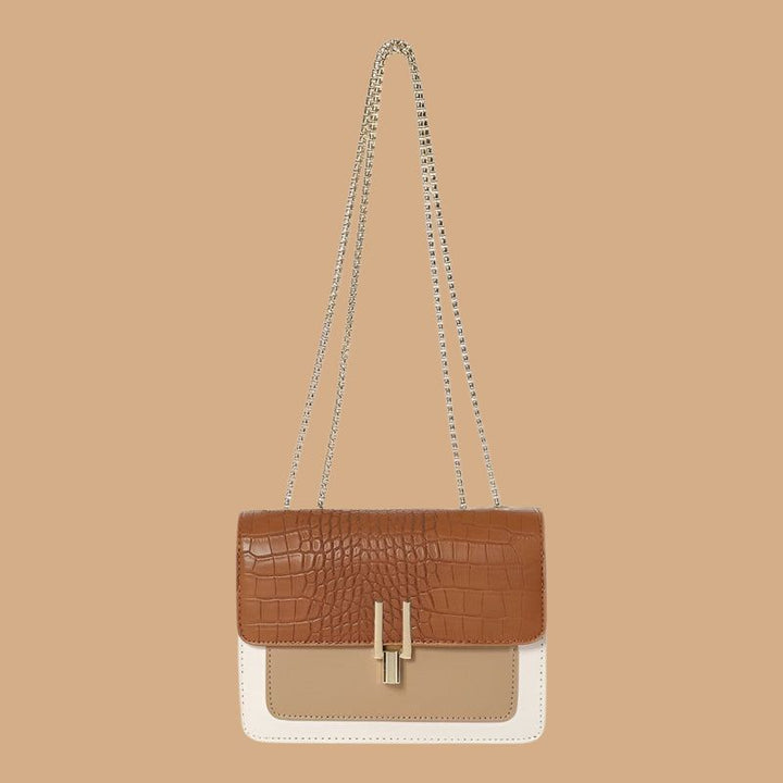 Women’s Flap Handbag with Magnetic Fastening and Adjustable Strap