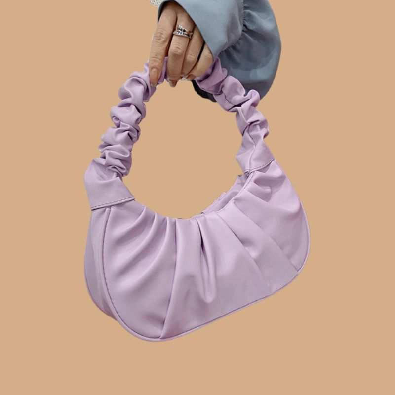 Women’s Handbag with Top Handle and Detachable Shoulder Strap