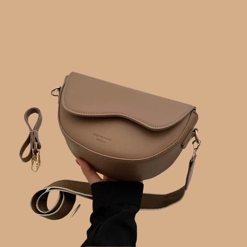 Women’s Handbag with Top Handle and Interior Compartments