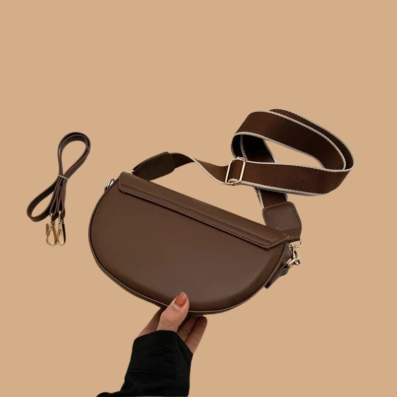 Women’s Handbag with Top Handle and Interior Compartments