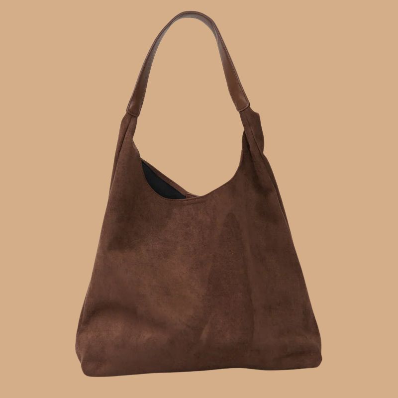 Women’s Shoulder Bag with Top Zip Fastening and Adjustable Strap