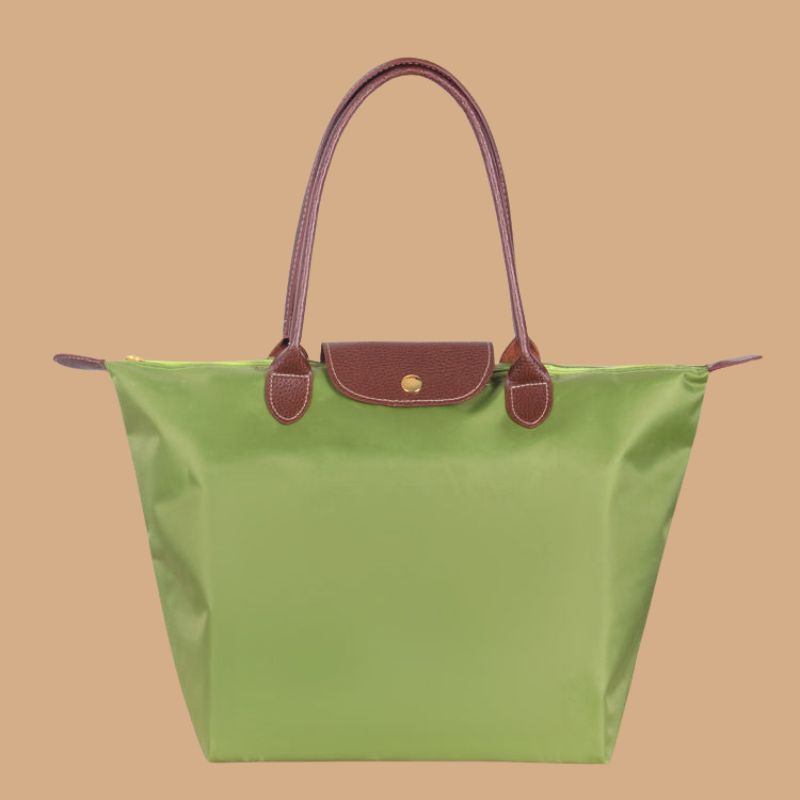 Women’s Structured Shoulder Bag with Textured Flap